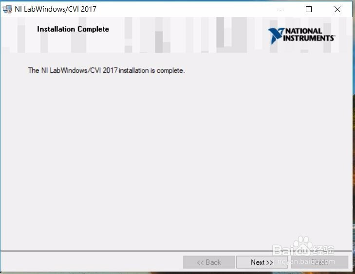 LabWindows/CVI 2017安装环境