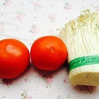 番茄烩金针菇怎么做