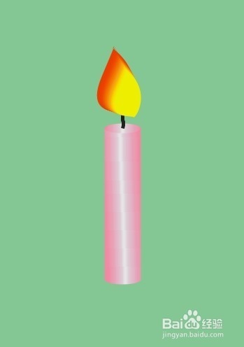 用Coreldraw做蜡烛--至情人节