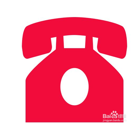 photoshop如何绘制电话小图标