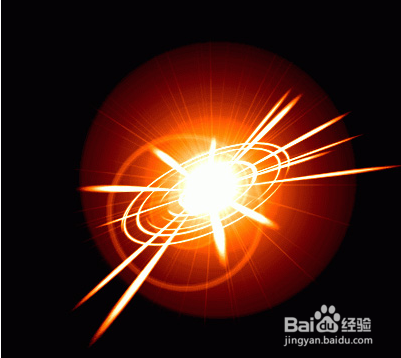 ps如何制作光芒效果