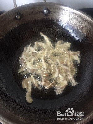 干炸平菇的做法