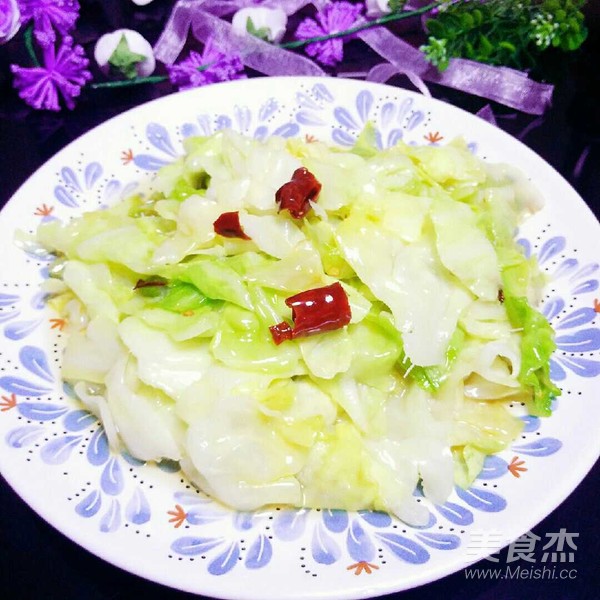 手撕圆白菜的做法