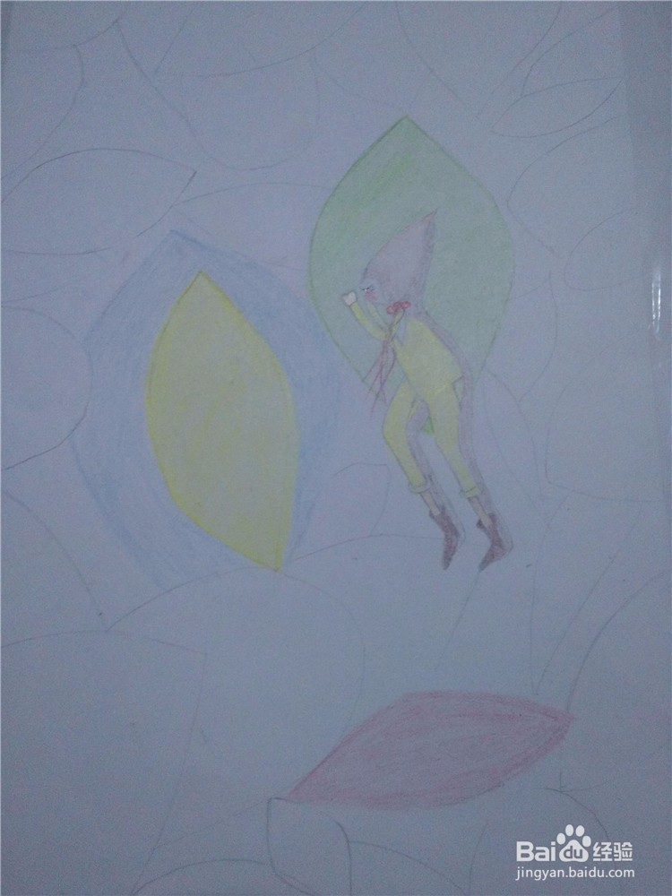 如何用彩铅画一幅简单的插画