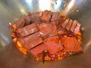 蒜苗鸭血——营养美味,好吃到爆
