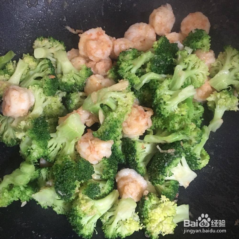 心心念念的虾仁西兰花