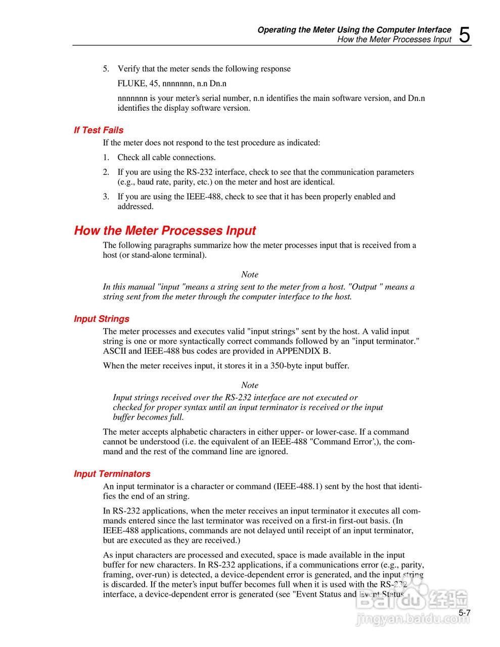 福禄克Fluke45万用表说明书:[7]