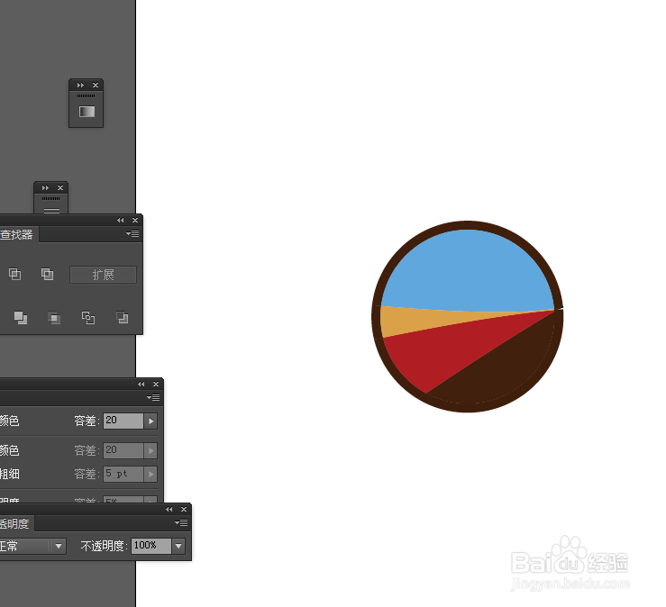 Ai简单绘制植树的小图标
