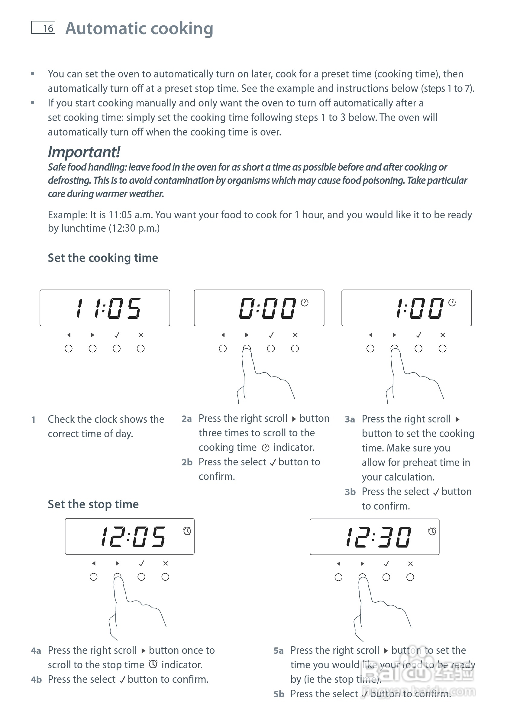 斐雪派克OB60S9DECPX1嵌入式烤箱说明书:[1]