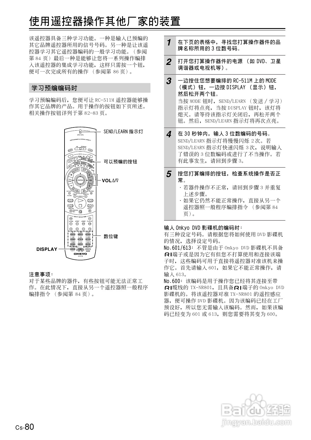 安桥AV接收机TX-NR801型使用说明书:[4]