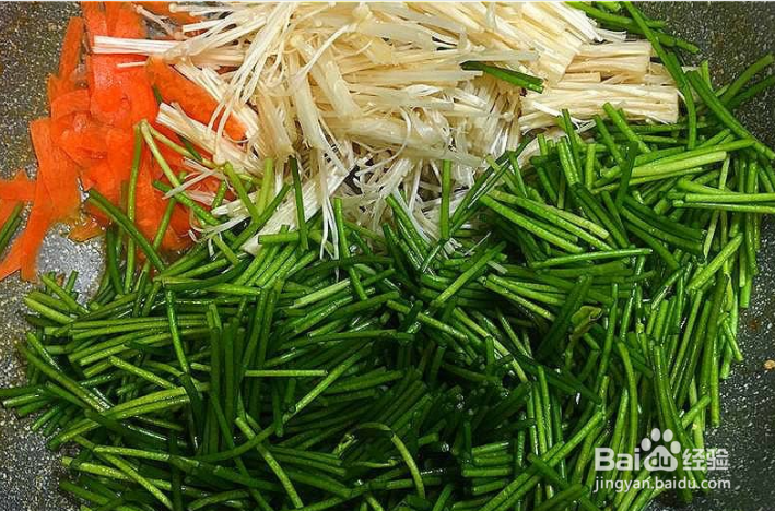 水莲炒金针菇的做法