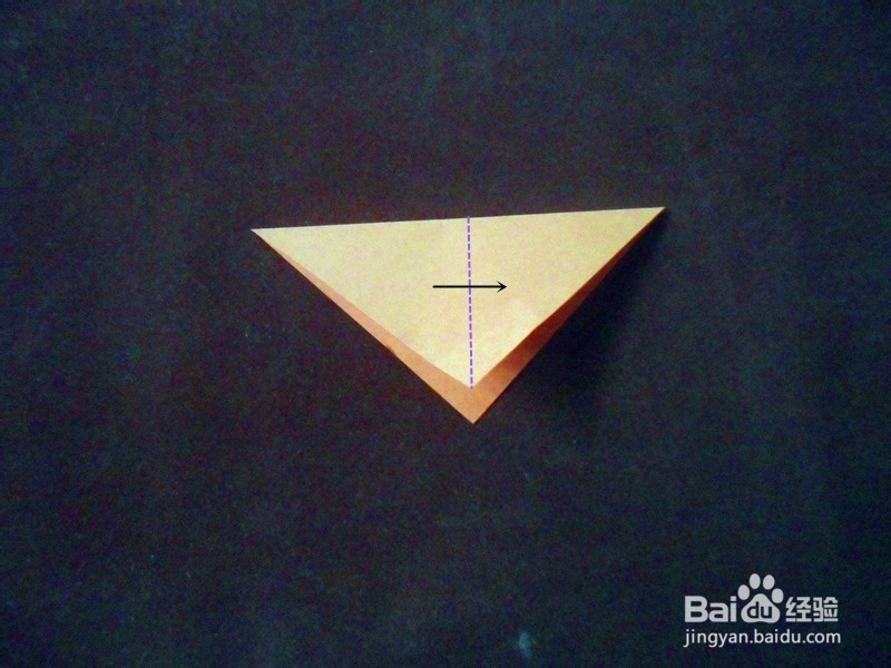 如何折叠双三角形