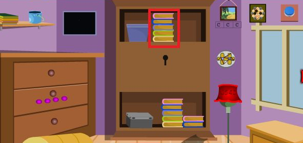 逃出朋友的家1书本摆放顺序