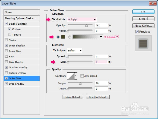 如何在Photoshop中制作缝合牛仔布文字效果