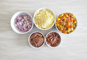 9寸家庭田园披萨的做法