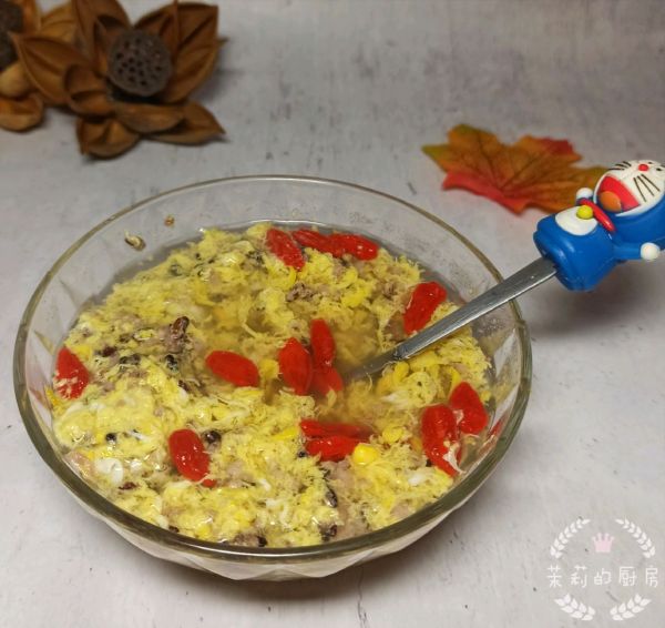 枸杞酒酿蛋花汤