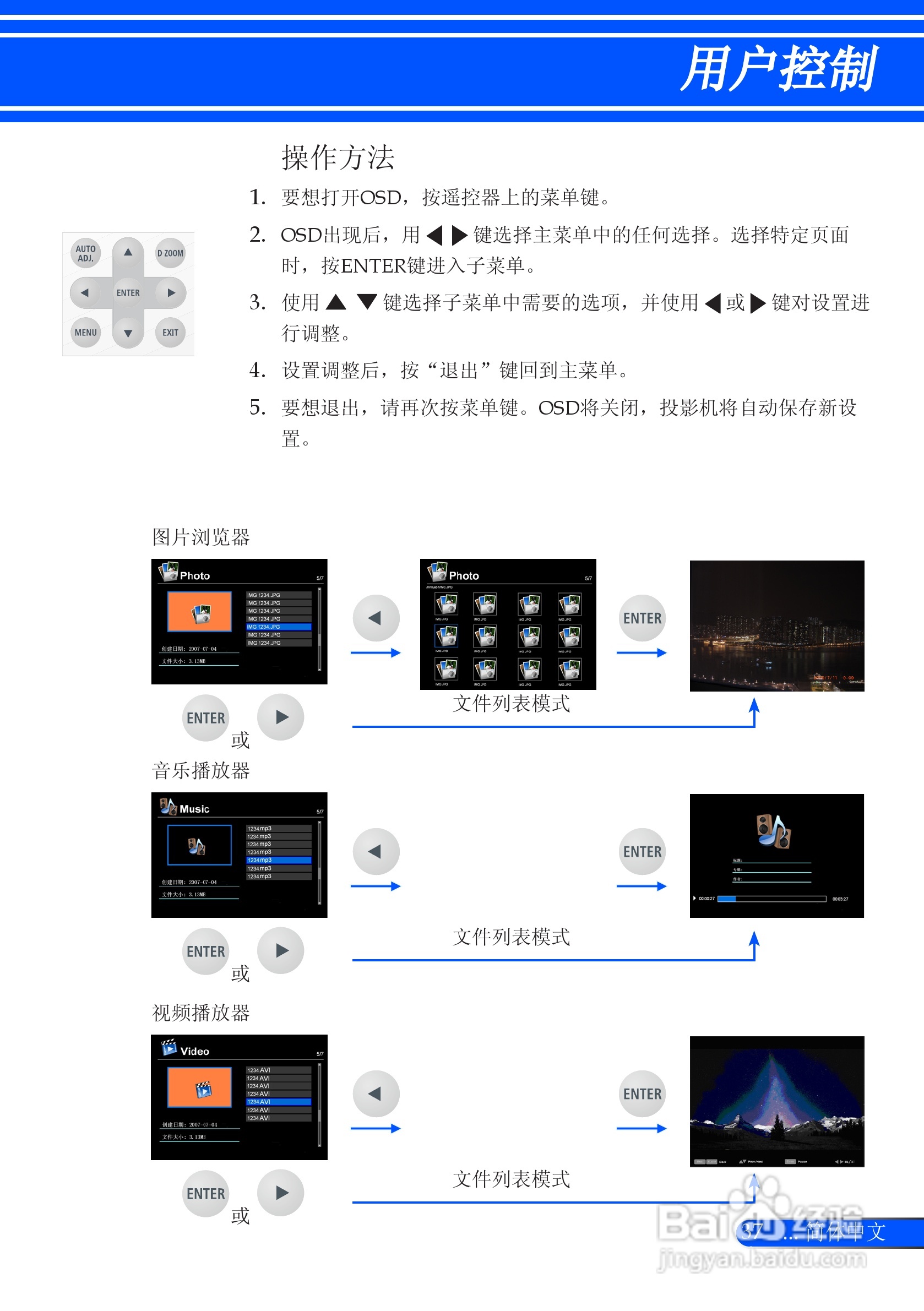 日电NP-L51W+投影机说明书:[5]