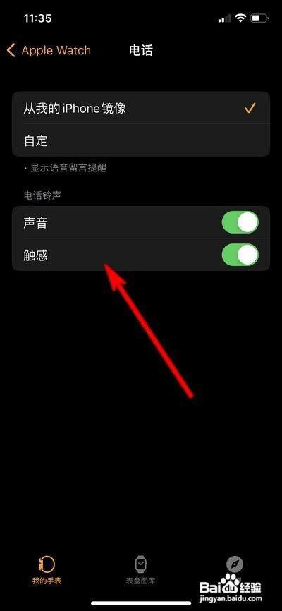 苹果手表来电振动如何关闭呢？
