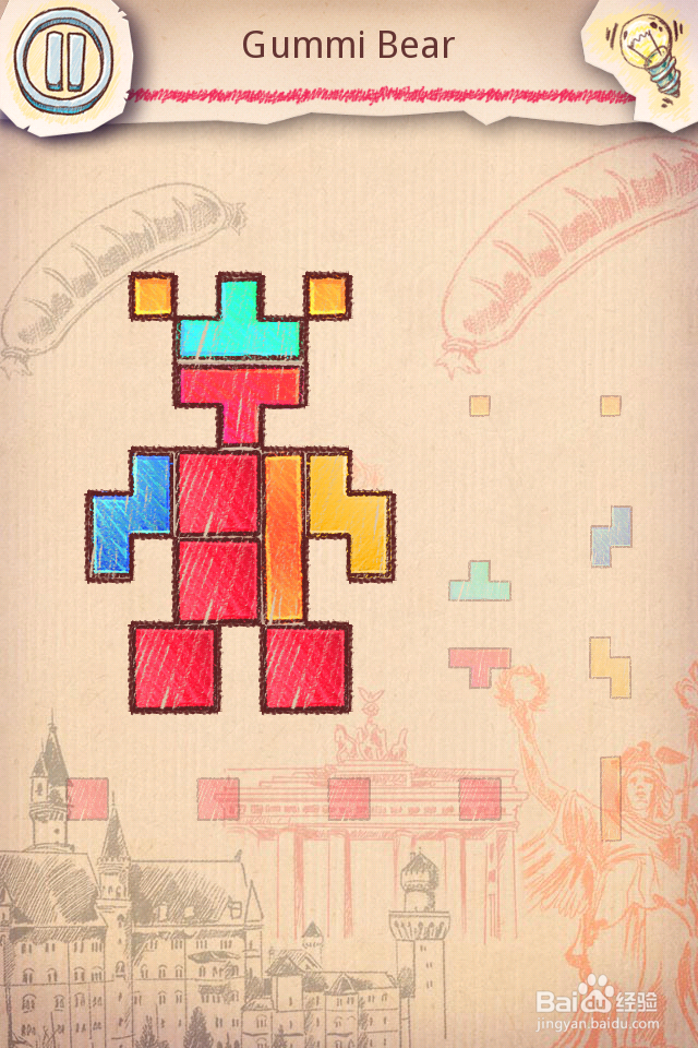 Doodle Fit2 攻略-12 German 德国