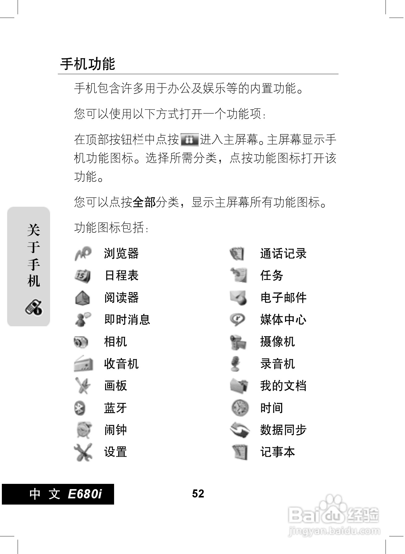 摩托罗拉E680i手机使用说明书:[6]