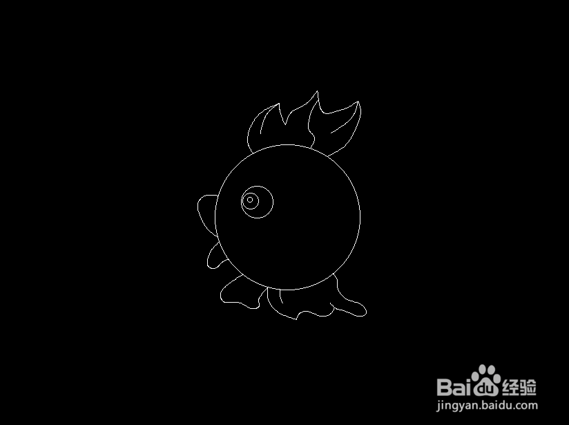 小金鱼使用CAD如何画