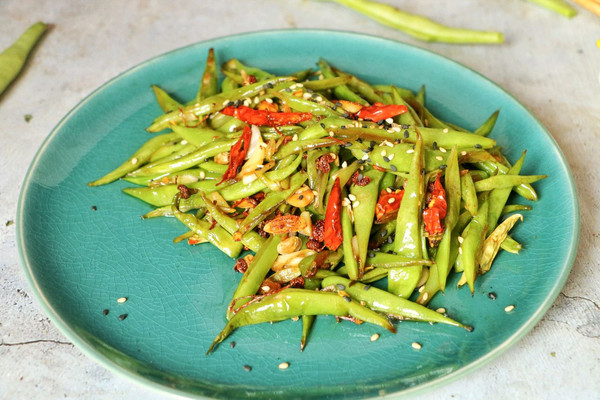 简单美味干煸扁豆角