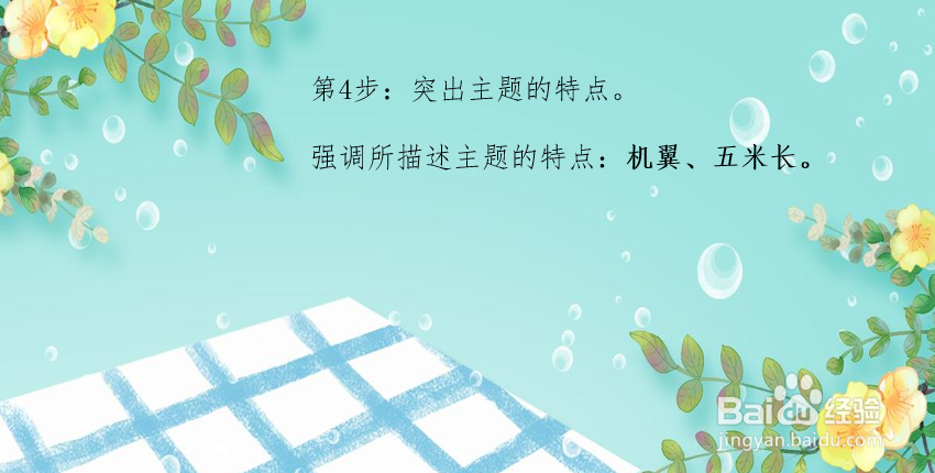 飞机的形状怎么描写
