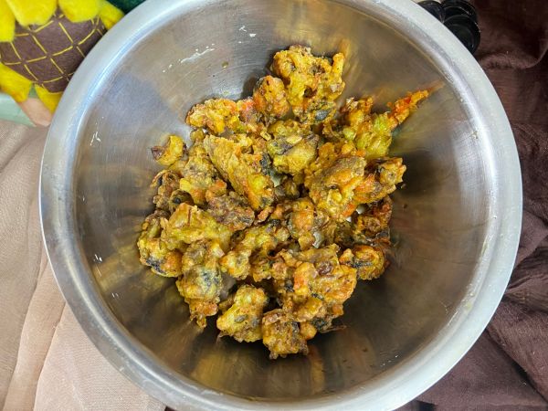 中式风味菜炸贻贝