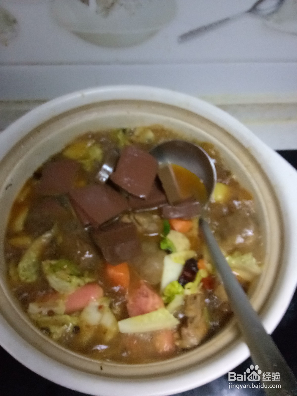 家常简单的鸭肉火锅