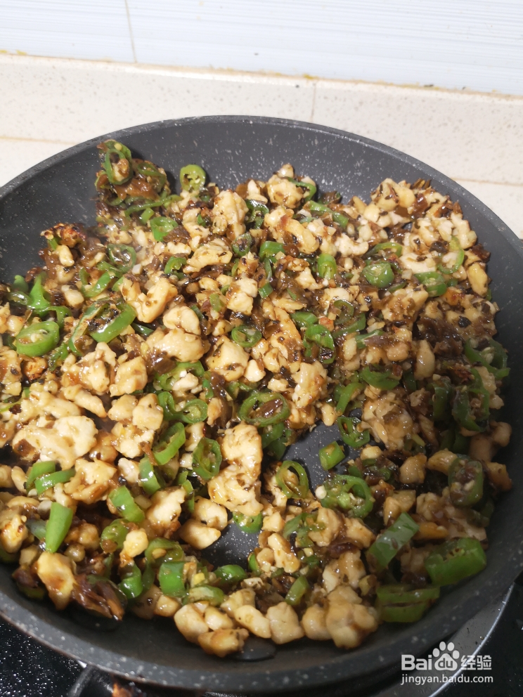 简单无压力做鸡米芽菜