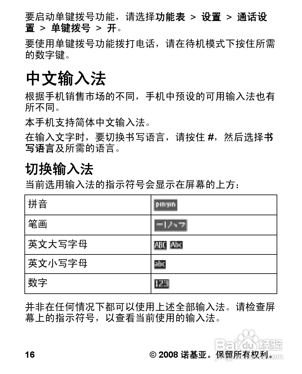 诺基亚Nokia 1680手机使用说明书:[2]