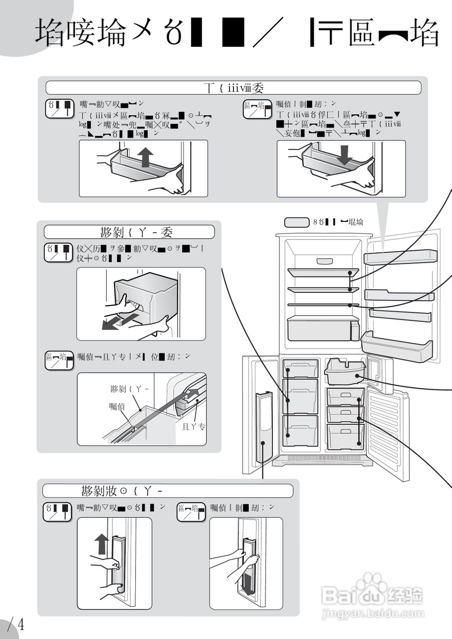 SHARP SJ-KT37P冰箱使用说明书:[2]