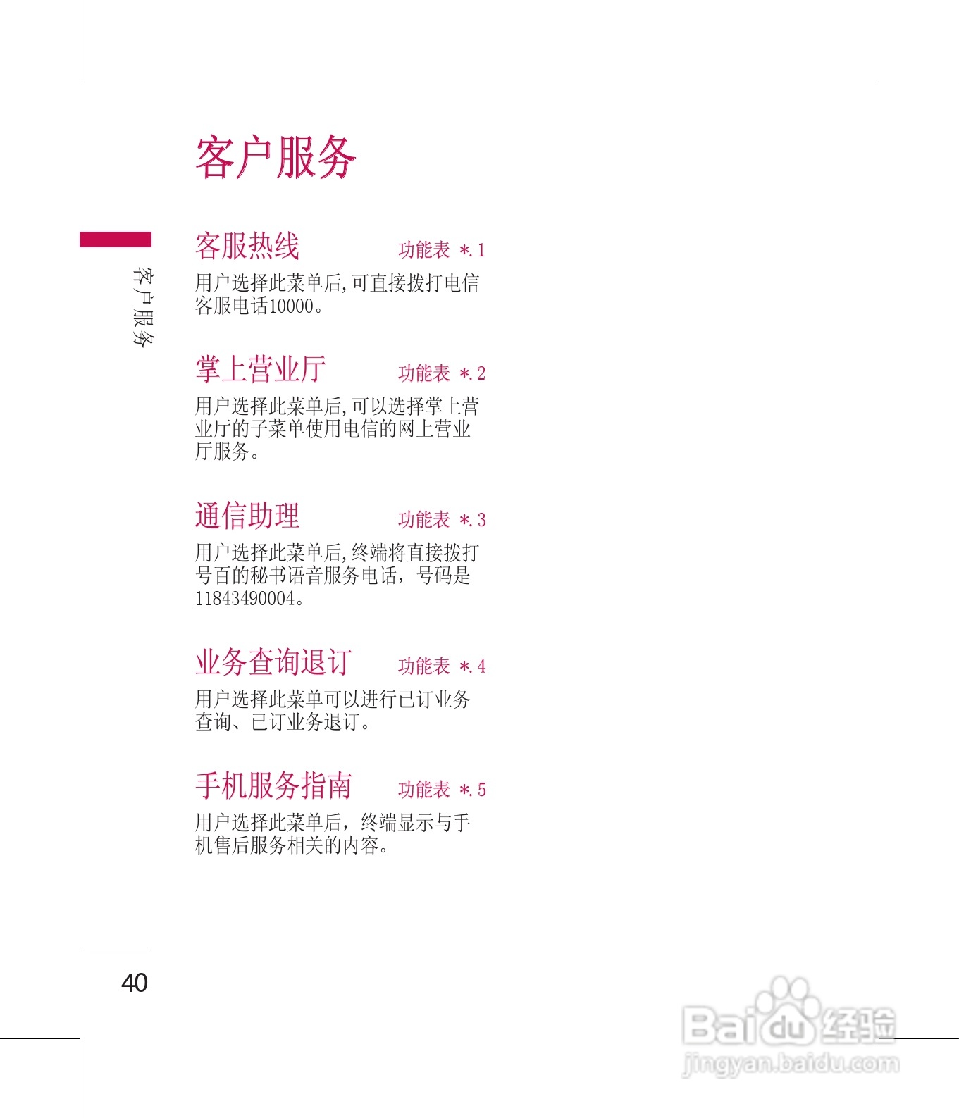 LG KX266手机使用说明书:[5]