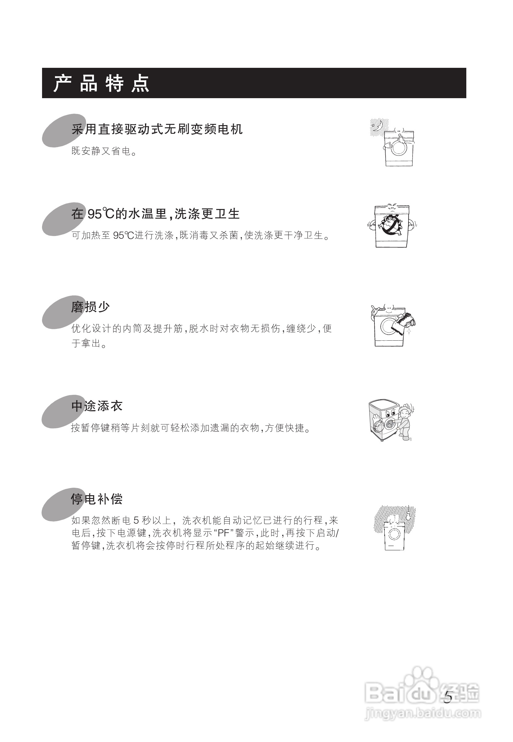 LG WD-F14345D洗衣机使用说明书:[1]