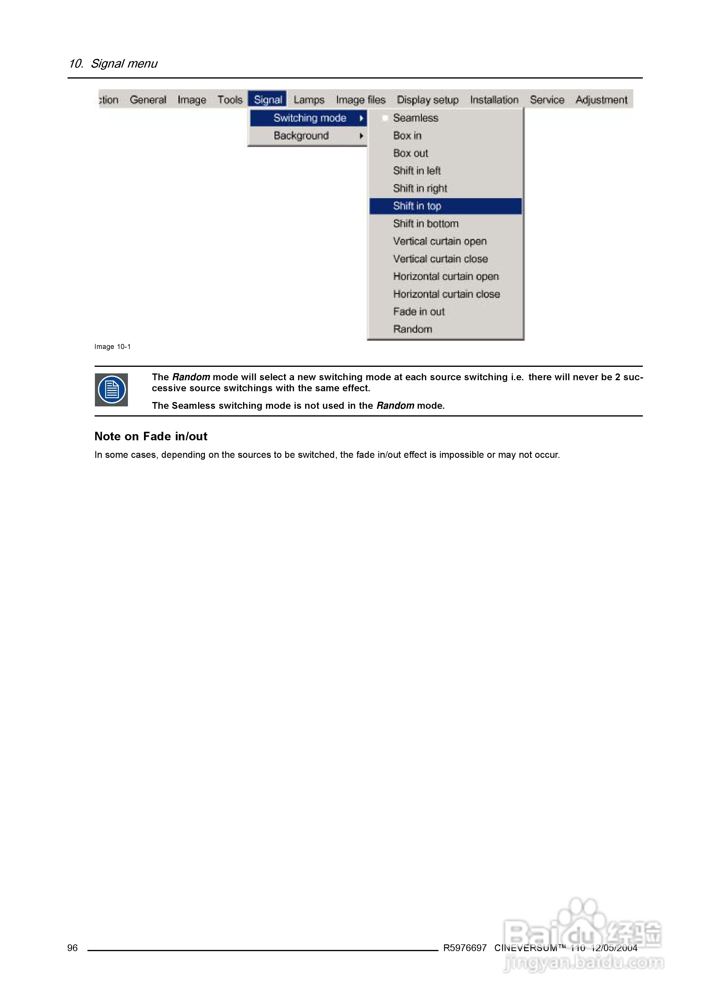 Barco巴可 Cine VERSUM 110投影机说明书:[10]