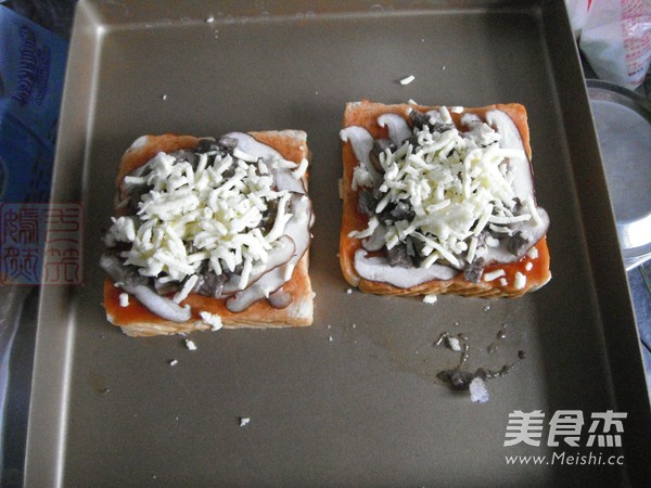 吐司牛排香菇披萨