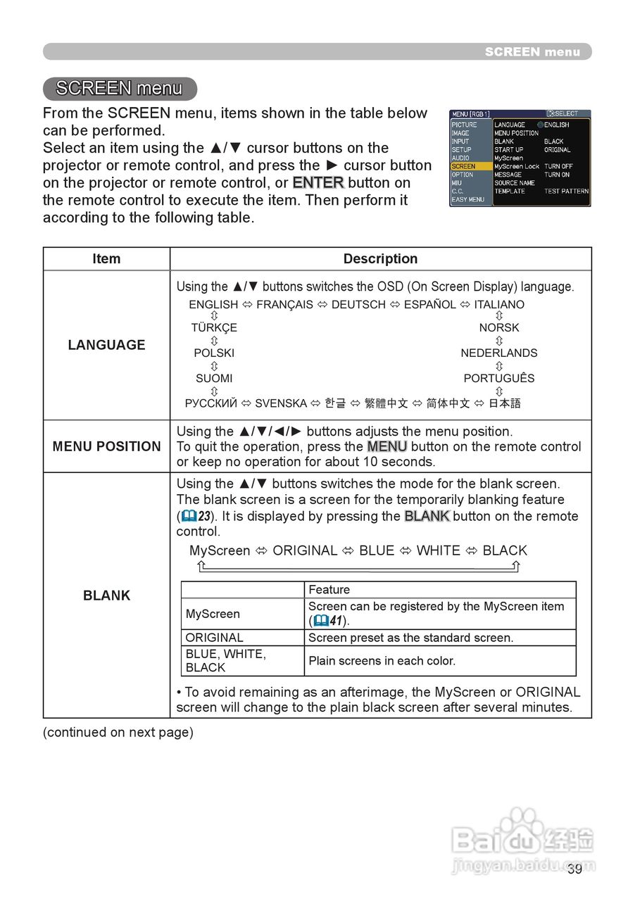 日立 CP-X809W投影机说明书:[4]