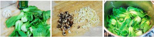 金蒜小油菜的做法