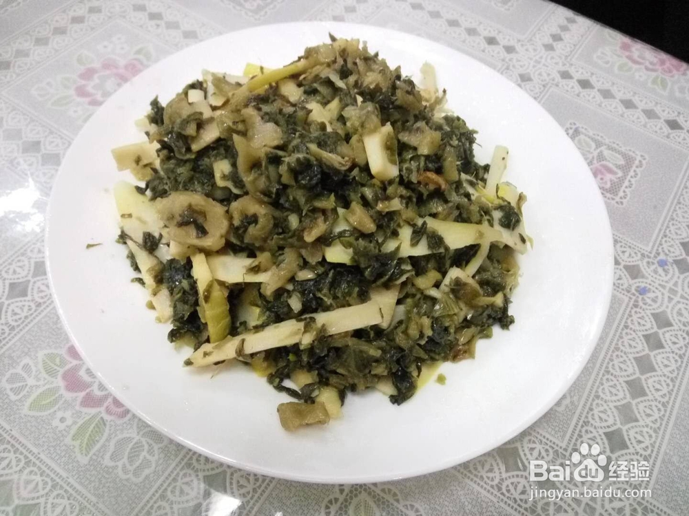 竹笋怎么做好吃竹笋炒咸菜的做法