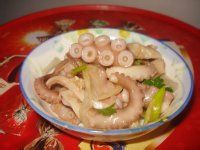 芥末拌章鱼的做法