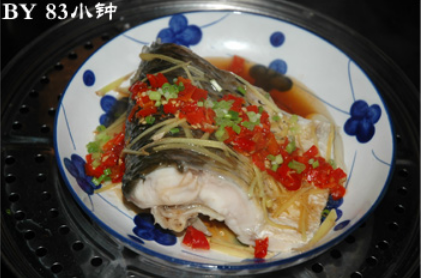 剁椒豉汁蒸草鱼段