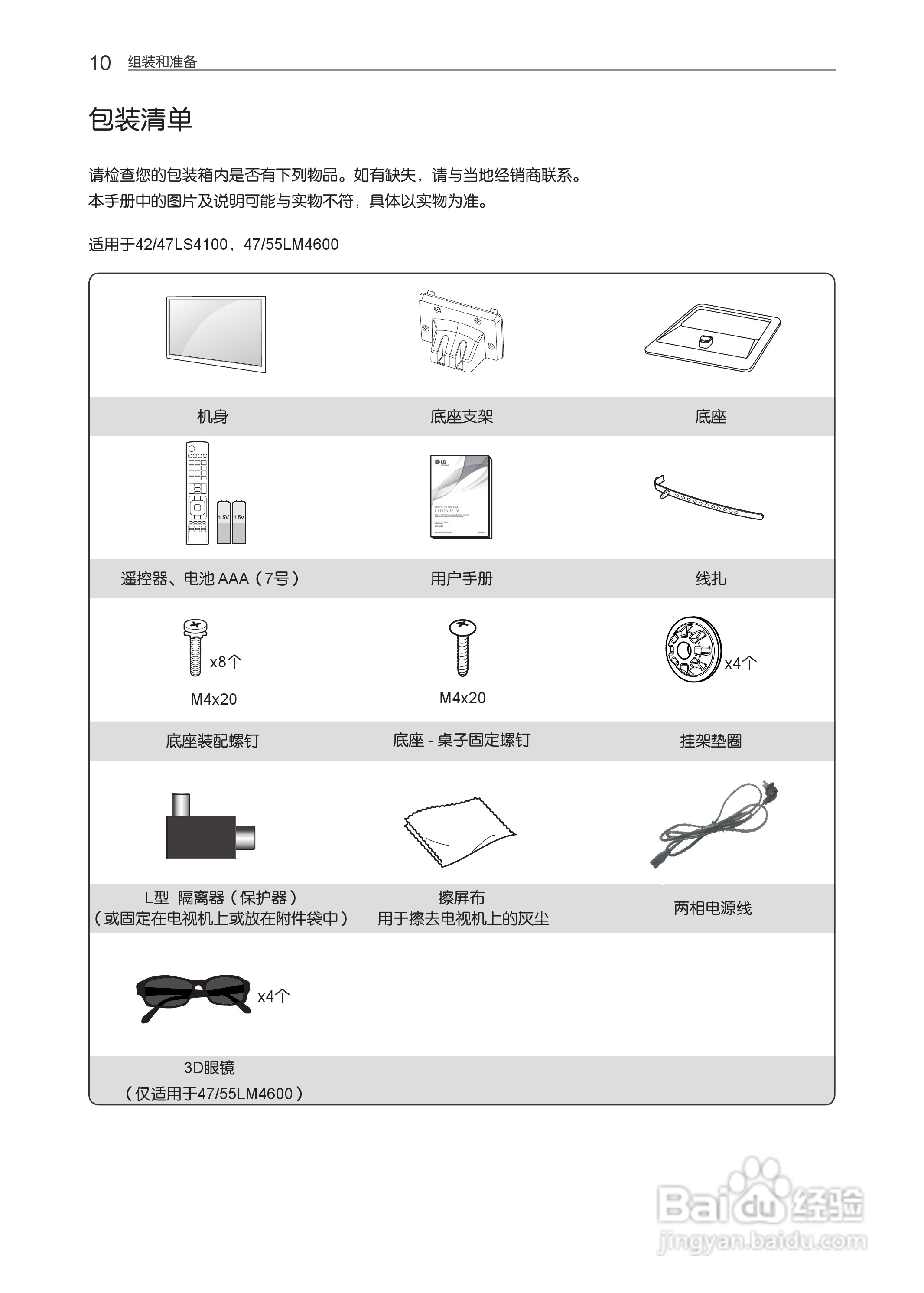 LG 55LM4600-CC液晶彩电使用说明书:[2]