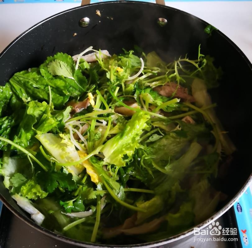 怎样制作孜然炒生菜