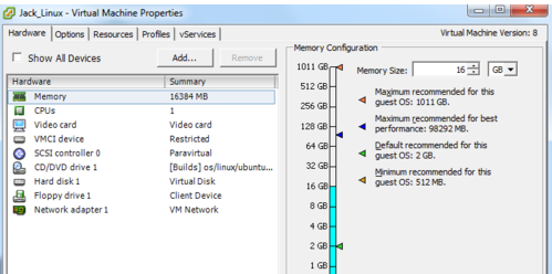 VMware虚拟机：[3]设置硬盘大小