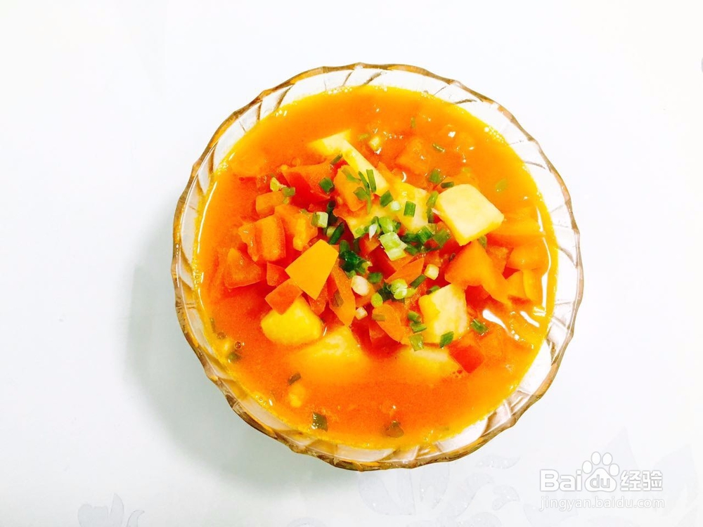好吃的番茄土豆浓汤做法!——小白学做菜