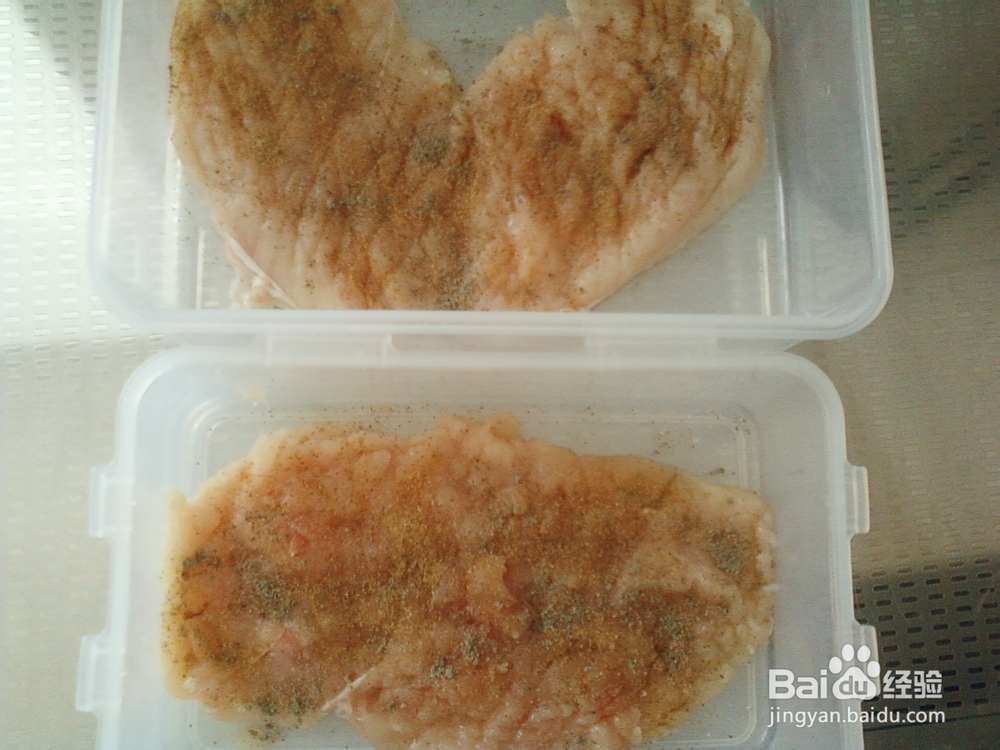 自己在家做--油炸香酥鸡排