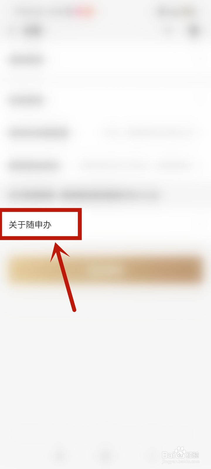 手机如何查看随申办的版本号