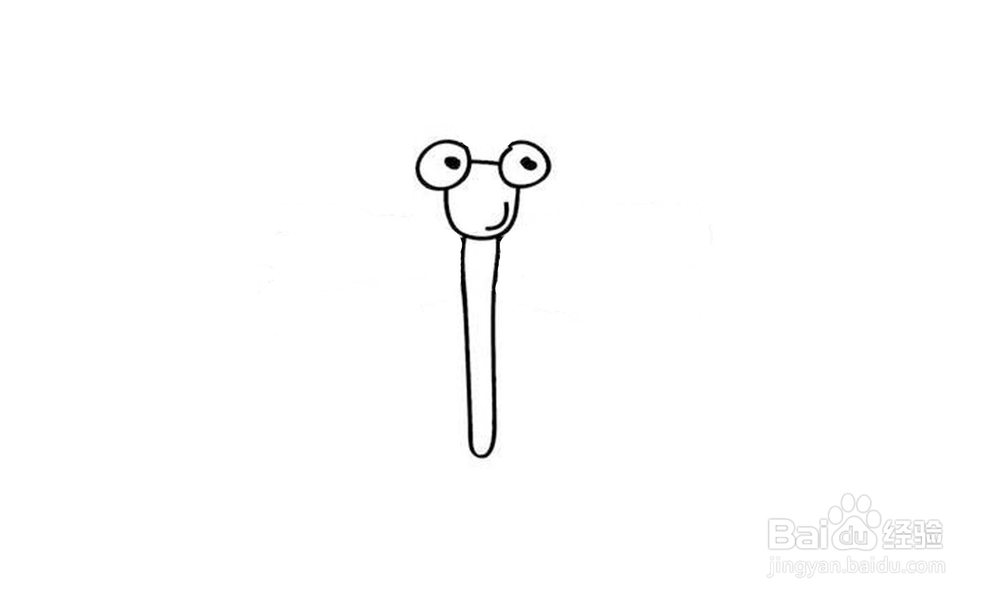 如何画出一只蜻蜓?