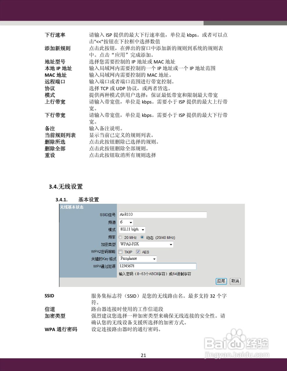 aigale Ai-R110 Turbo-N150 极风无线路由器用户手册:[3]