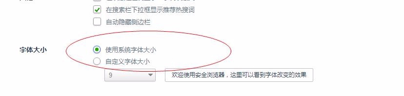 360浏览器怎么调整字体大小